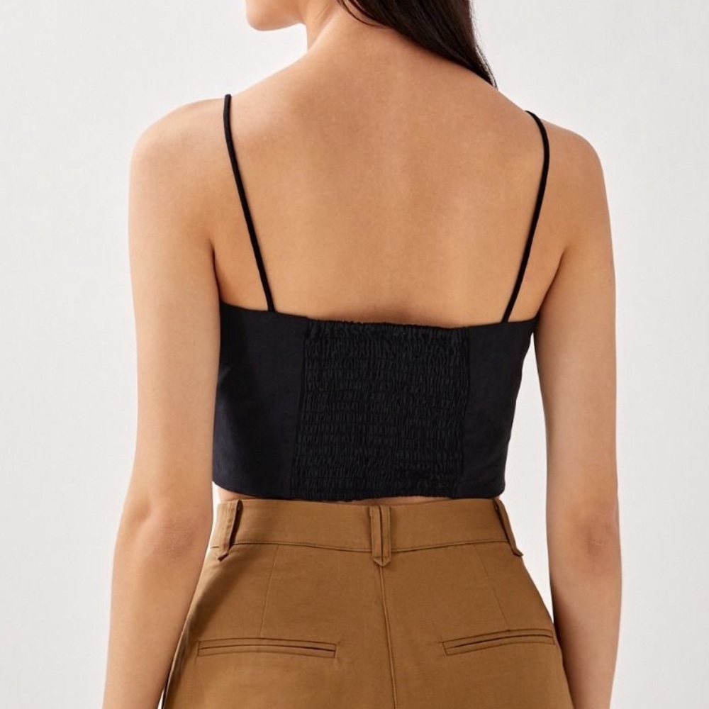 Love Bonito Kailyn Textured Padded Bustier Top Size XS - Picture 2 of 8